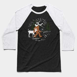 Bigfoot Animals Baseball T-Shirt